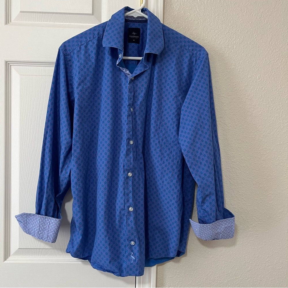 Tailorbyrd Patterned Button Down Medium - image 1